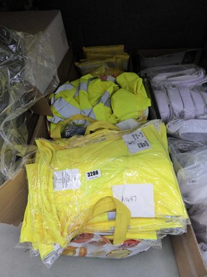 Lot 3286 - 2 bags and a box of Hi-Vis clothing