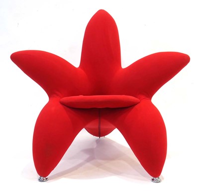 Lot 310 - A 1990's 'Getsuen' armchair modelled as a lily,...