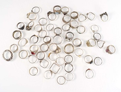 Lot 823 - A collection of silver and metalware dress...