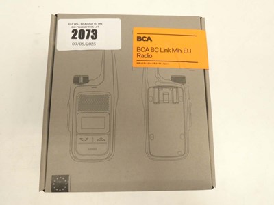 Lot 2073 - BCA BC Link Mini EU Radio walkie talkie