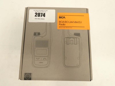 Lot 2074 - BCA BC Link Mini EU Radio walkie talkie