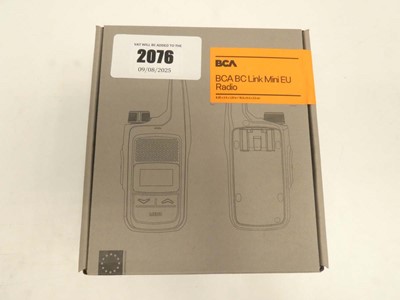 Lot 2076 - BCA BC Link Mini EU Radio walkie talkie