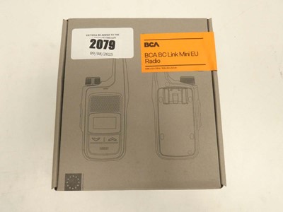 Lot 2079 - BCA BC Link Mini EU Radio walkie talkie