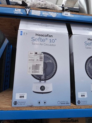 Lot 3315 - Meaco 10" table air circulator fan
