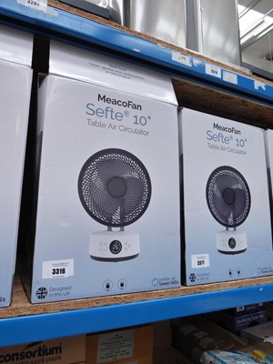 Lot 3316 - Meaco 10" table air circulator fan