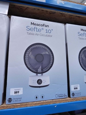 Lot 3317 - Meaco 10" table air circulator fan