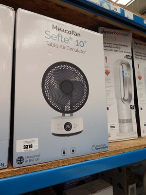 Lot 3318 - Meaco 10" table air circulator fan