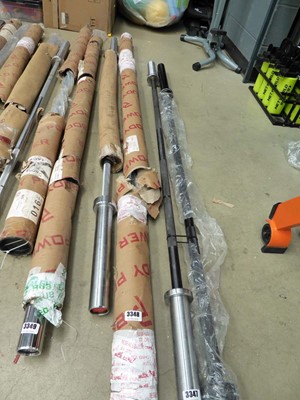 Lot 3348 - 2 mixed size Olympic weight bars