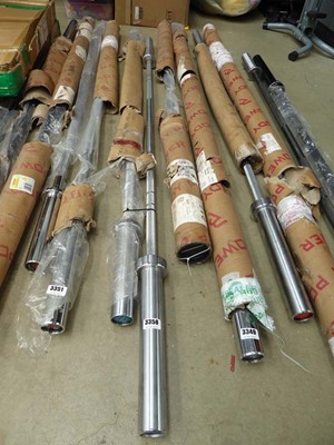 Lot 3350 - 2 mixed size Olympic weight bars