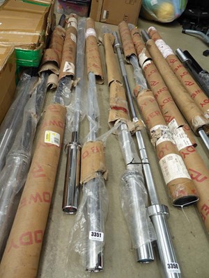 Lot 3351 - 2 mixed size Olympic weight bars