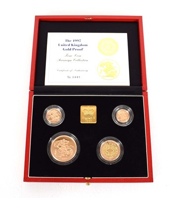 Lot A Royal Mint 1997 United Kingdom gold proof...