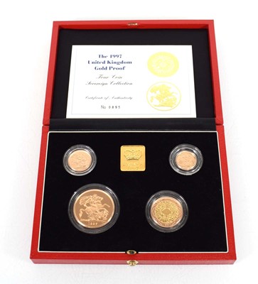 Lot A Royal Mint 1997 United Kingdom gold proof...