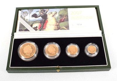 Lot A Royal Mint 2007 United Kingdom gold proof...