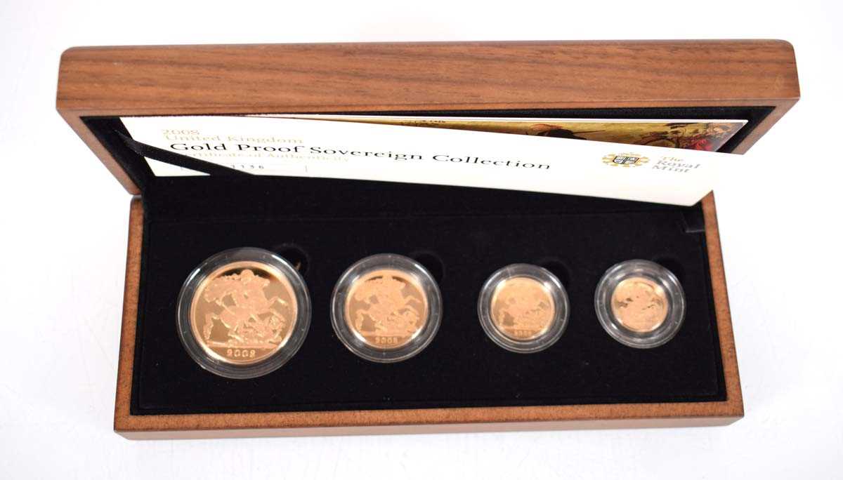 Lot A Royal Mint 2008 United Kingdom gold proof...