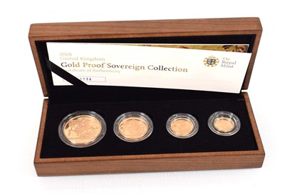 Lot A Royal Mint 2008 United Kingdom gold proof...