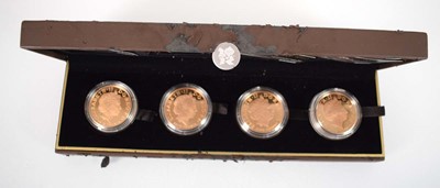 Lot A Royal Mint Countdown to London Olympics gold...