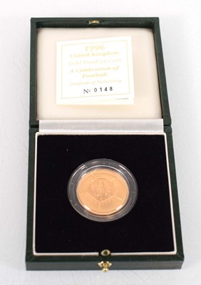 Lot A Royal Mint 1996 gold proof £2 coin 'A...