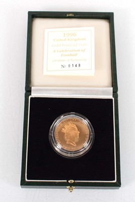 Lot A Royal Mint 1996 gold proof £2 coin 'A...