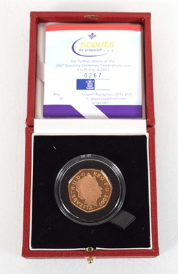 Lot A Royal Mint 2007 gold proof 50p commemorating...