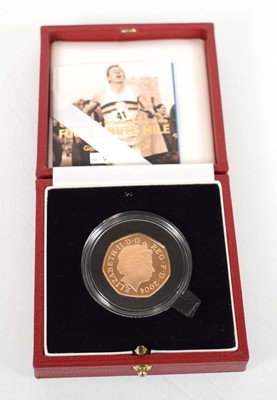 Lot A Royal Mint 2007 gold proof 50p commemorating...