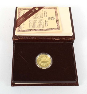Lot A Royal Canadian Mint 1987 $100 coin...