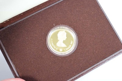 Lot A Royal Canadian Mint 1987 $100 coin...