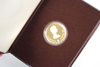 Lot A Royal Canadian Mint 1987 $100 coin...