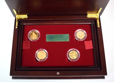 Lot A Fifa Centennial gold four coin set:...