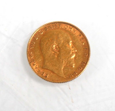 Lot 986 - An Edwardian half sovereign dated 1909