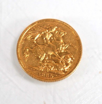 Lot 991 - A Victorian sovereign dated 1889, Melborne mint