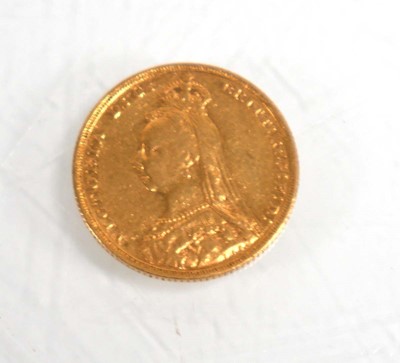 Lot 991 - A Victorian sovereign dated 1889, Melborne mint