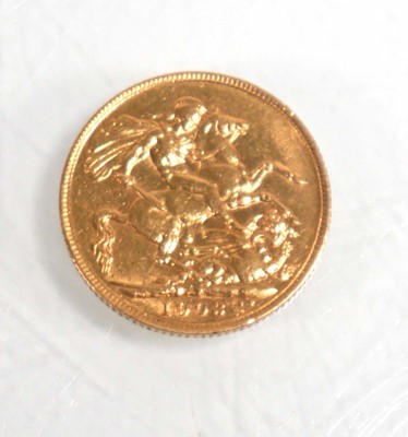 Lot 994 - An Edwardian sovereign dated 1903