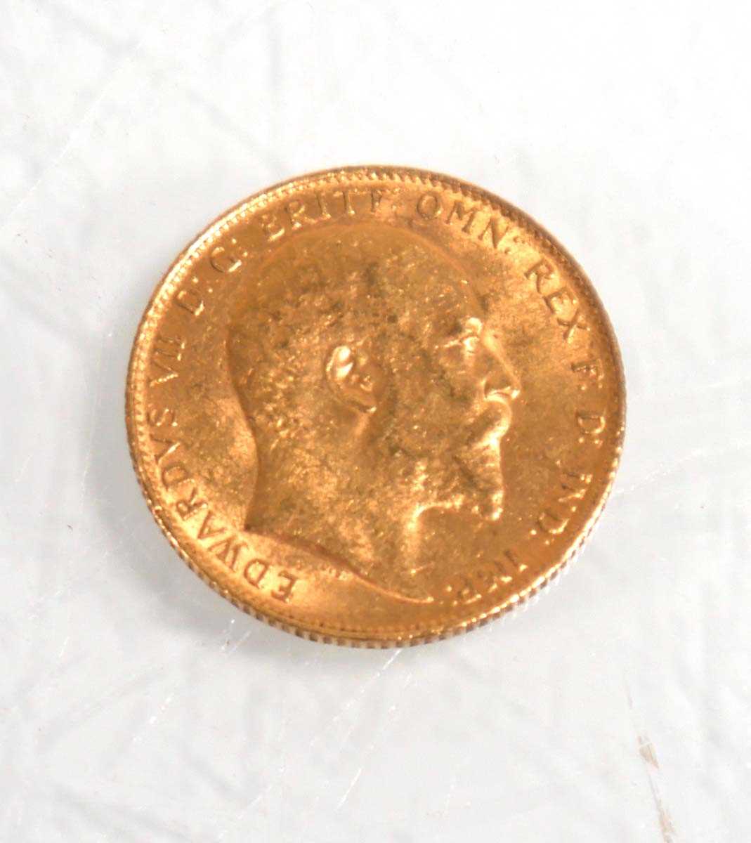 Lot 995 - An Edwardian sovereign dated 1910
