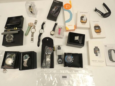 Lot 2093 - Assorted boxed and loose wristwatches /...