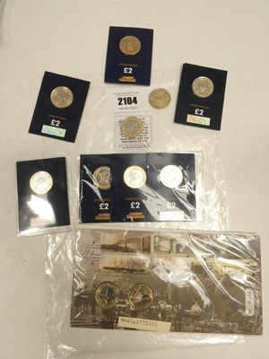 Lot 2104 - Assorted collectable £2 coins