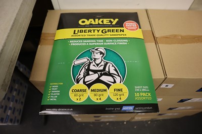 Lot 2 - Oakey Liberty Green 10 pack assorted grit...