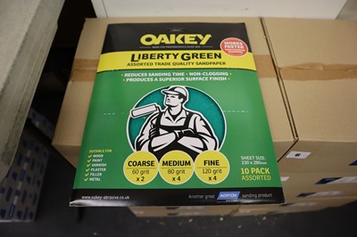 Lot 3 - Oakey Liberty Green 10 pack assorted grit...