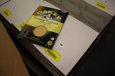 Lot 54 - Oakey 5 pack general purpose sandpaper sheets,...