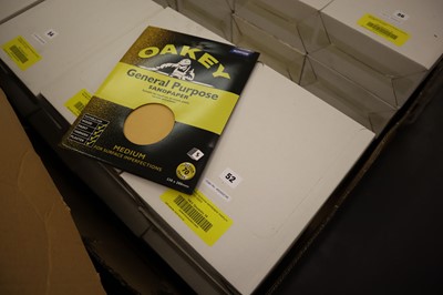 Lot 56 - Oakey 5 pack general purpose sandpaper sheets,...