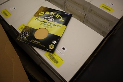 Lot 57 - Oakey 5 pack general purpose sandpaper sheets,...