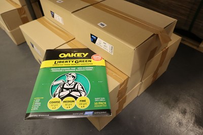 Lot 167 - Oakey Liberty Green 10 pack assorted grit...