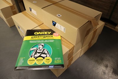 Lot 169 - Oakey Liberty Green 10 pack assorted grit...