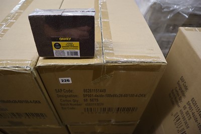 Lot 227 - Oakey 4 pack flexible sanding sponges, fine...