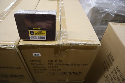 Lot 229 - Oakey 4 pack flexible sanding sponges, fine...