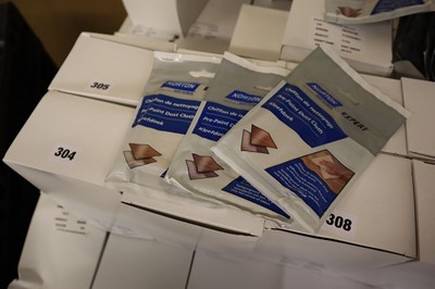 Lot 305 - Norton Expert pre-paint dust cloth, 25 boxes...