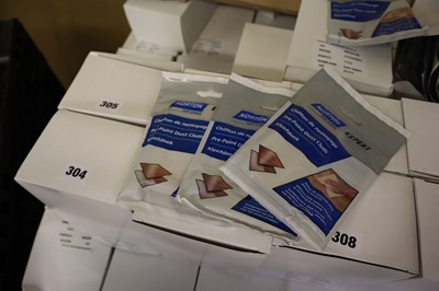 Lot 310 - Norton Expert pre-paint dust cloth, 25 boxes...