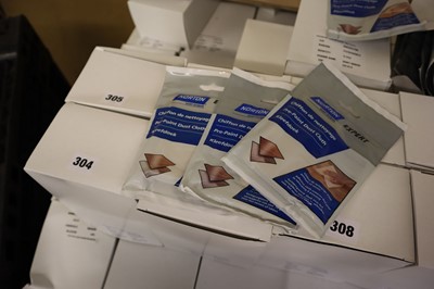 Lot 312 - Norton Expert pre-paint dust cloth, 25 boxes...