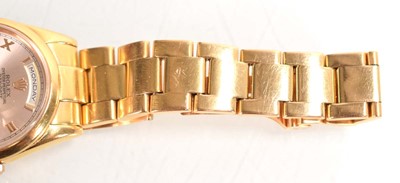 Lot A gentleman's 18ct yellow gold Oyster...
