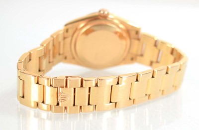 Lot A gentleman's 18ct yellow gold Oyster...