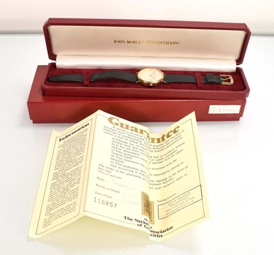 Lot 883 - Of Local Interest: A gentleman's 9ct yellow...